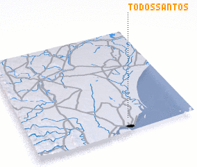 3d view of Todos Santos