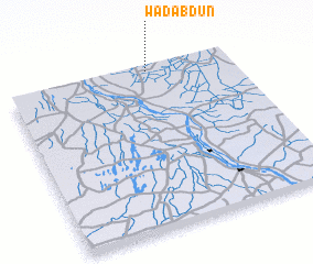 3d view of Wad ‘Abdūn