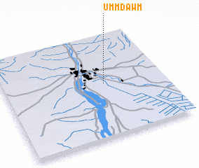 3d view of Umm Dawm