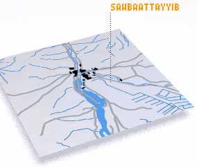 3d view of Sawbā aţ Ţayyib