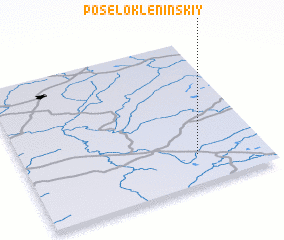 3d view of Posëlok Leninskiy