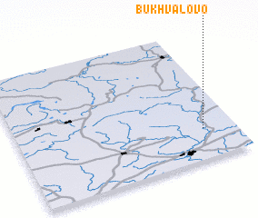 3d view of Bukhvalovo