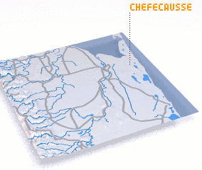 3d view of Chefe Causse
