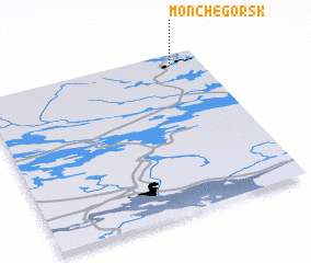 3d view of Monchegorsk