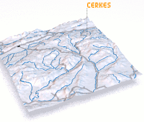 3d view of Çerkeş