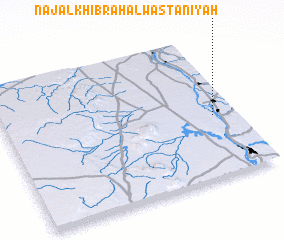 3d view of Naj‘ al Khibrah al Wasţānīyah