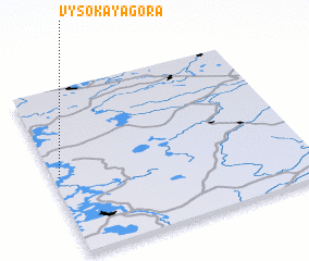 3d view of Vysokaya Gora