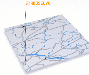 3d view of Starosel\