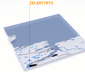 3d view of Zelenyy Mys