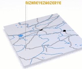 3d view of Nizhneye Zaozër\