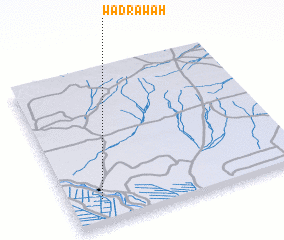 3d view of Wad Rāwah