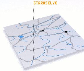 3d view of Starosel\