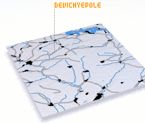 3d view of Devichʼye Pole