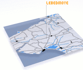 3d view of Lebedinoye