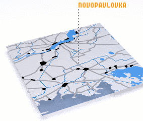 3d view of Novo-Pavlovka