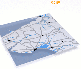 3d view of Saky