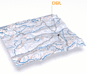 3d view of Çiğil