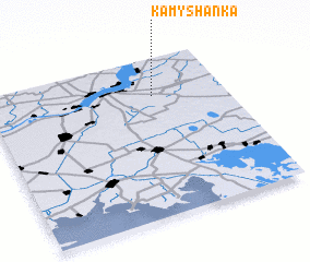 3d view of Kamyshanka