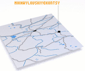 3d view of Mikhaylovskiye Kontsy