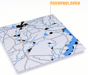 3d view of Novo-Pavlovka