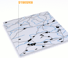 3d view of Dyakivka