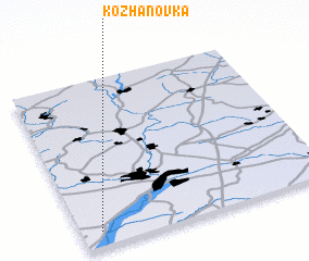 3d view of Kozhanovka