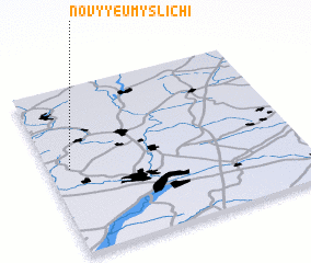 3d view of Novyye Umyslichi