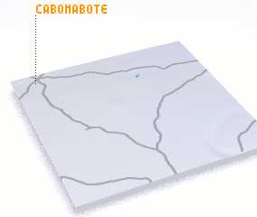 3d view of Cabo Mabote
