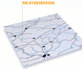 3d view of Malaya Bobrovka