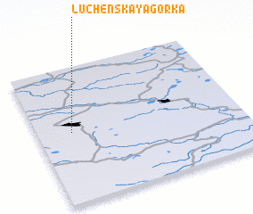 3d view of Luchenskaya Gorka