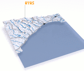 3d view of Ayaş