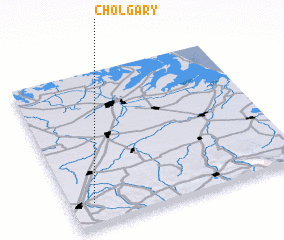 3d view of Cholgary