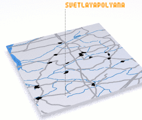 3d view of Svetlaya Polyana