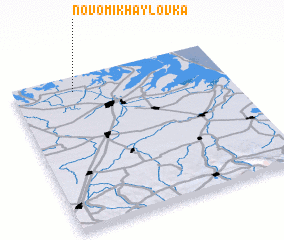 3d view of Novo-Mikhaylovka