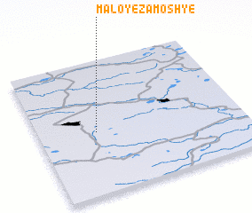 3d view of Maloye Zamosh\