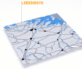3d view of Lebedinoye
