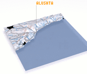 3d view of Alushta