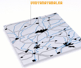 3d view of Vodyanaya Balka