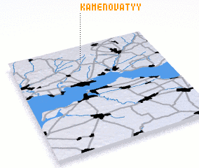 3d view of Kamenovatyy