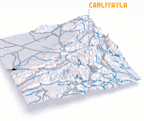 3d view of Çamlıyayla