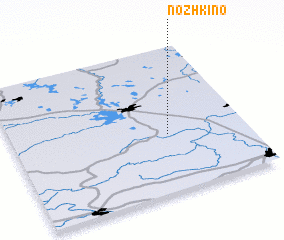 3d view of Nozhkino