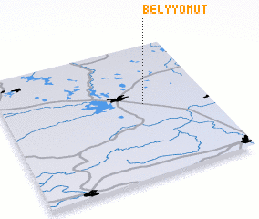 3d view of Belyy Omut