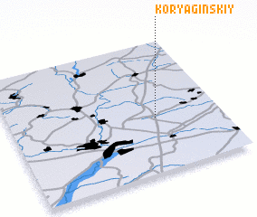 3d view of Koryaginskiy