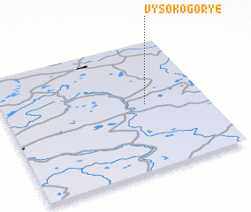 3d view of Vysokogor\