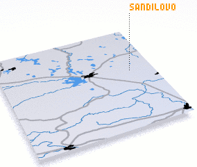 3d view of Sandilovo