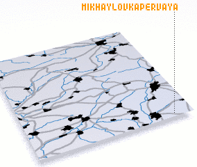 3d view of Mikhaylovka Pervaya