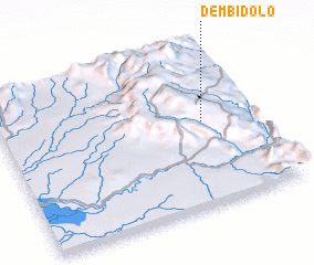 3d view of Dembī Dolo