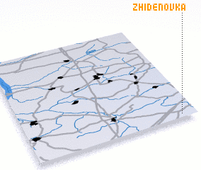 3d view of Zhidënovka