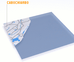 3d view of Cabo Chiambo