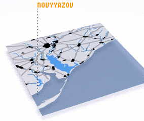 3d view of Novyy Azov